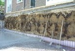 A complete vibration and settlement free alternative to, for example, underpinning works, Berlin-wall and sheet piling